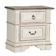 Pemberly Row Set of 4 White King Sleigh Bed & Dresser & Nightstands