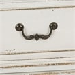 Pemberly Row Set of 4 White King Sleigh Bed & Dresser & Nightstands
