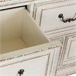 Pemberly Row Set of 4 White King Panel Bed & Dresser & Nightstands
