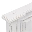 Pemberly Row Set of 3 White Queen Panel Bed & Nightstands with Charging Station