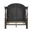 Pemberly Row Set of 4 Queen Poster Bed & Dresser & Nightstands in Cherry