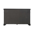 Pemberly Row Set of 4 King Poster Bed & Dresser & Nightstands in Cherry