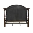 Pemberly Row Set of 3 King Poster Bed & Nightstands w/ Charging Station - Cherry
