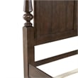 Pemberly Row Set of 3 King Poster Bed & Nightstands w/ Charging Station - Cherry