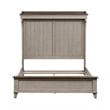 Pemberly Row Set of 4 Queen Mantle Storage Bed & Dresser & Chests