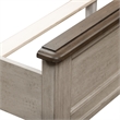 Pemberly Row Set of 4 Queen Mantle Storage Bed & Dresser & Chests