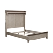 Pemberly Row Set of 4 Queen Mantle Storage Bed & Dresser & Chests