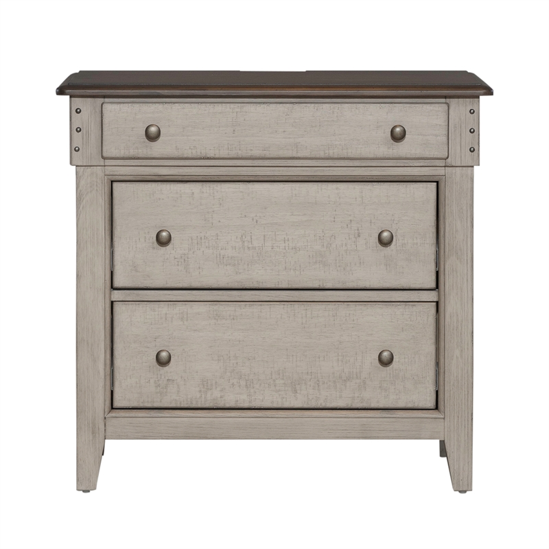 Pemberly Row Set of 4 Queen Mantle Storage Bed & Dresser & Chests