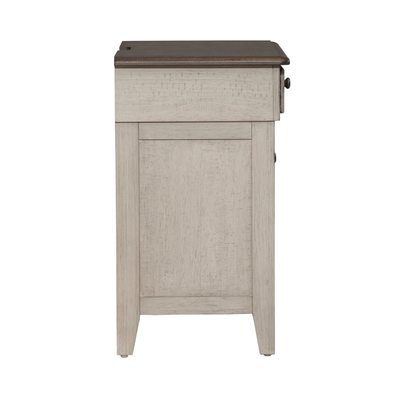 Pemberly Row Set of 4 Queen Mantle Storage Bed & Dresser & Nightstands