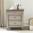 Pemberly Row Set of 3 King Mantle Storage Bed & Nightstands w/ Charging Station