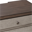 Pemberly Row Set of 3 King Mantle Storage Bed & Nightstands w/ Charging Station