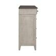 Pemberly Row Set of 4 King Mantle Storage Bed & Dresser & Chests