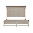 Pemberly Row Set of 3 King Mantle Storage Bed & Chests with Charging Station