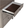 Pemberly Row Set of 3 Queen Mantle Storage Bed & Nightstands