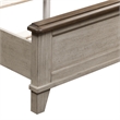Pemberly Row Set of 4 Queen Panel Bed & Dresser & Chests with Charging Station