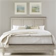 Pemberly Row Set of 4 King Panel Bed & Dresser & Chests with Charging Station