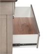 Pemberly Row Set of 4 King Panel Bed & Dresser & Chests with Charging Station