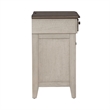 Pemberly Row Set of 4 King Panel Bed & Dresser & Nightstands w/ Charging Station