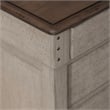 Pemberly Row Set of 3 Queen Panel Bed & Nightstands with Charging Station