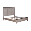 Pemberly Row Set of 3 King Panel Bed & Nightstands with Charging Station