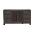Pemberly Row Set of 4 Queen Upholstered Bed & Dresser & Nightstands