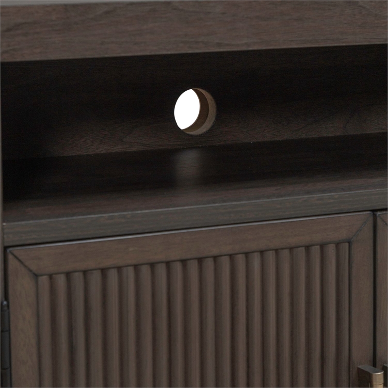 Pemberly Row Set of 3 King Upholstered Bed & Chests with Charging Station