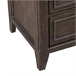 Pemberly Row Set of 4 Queen Panel Bed & Dresser & Chests with Charging Station