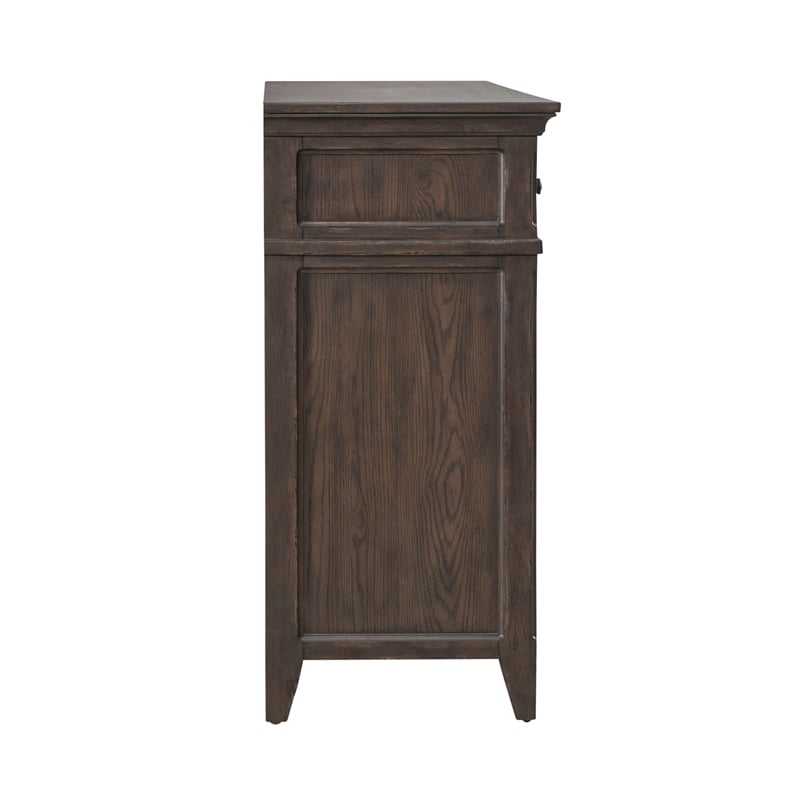 Pemberly Row Set of 4 Queen Panel Bed & Dresser & Nightstands