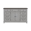 Pemberly Row Set of 4 Queen Panel Bed & & Dresser & Nightstands