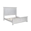 Pemberly Row Set of 3 Queen Panel Bed & Chests with Charging Station