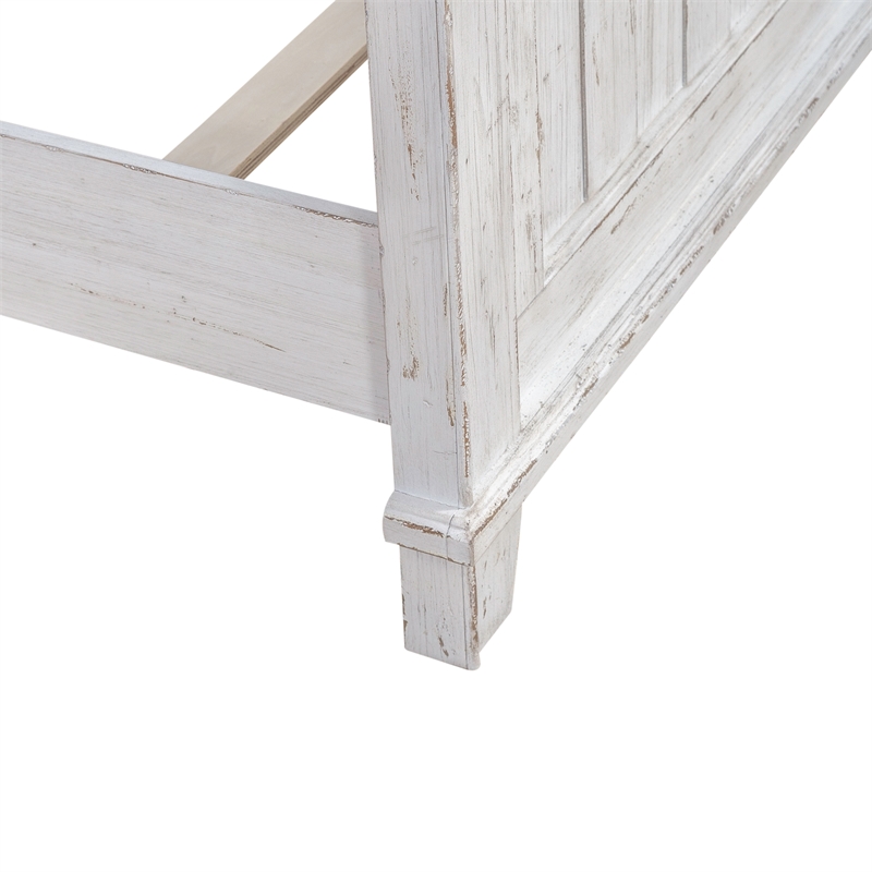 Pemberly Row Set of 3 King Panel Bed & Chests with Charging Station