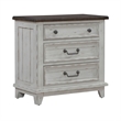 Pemberly Row Set of 3 Queen Panel Bed & Nightstands with Charging Station