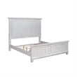 Pemberly Row Set of 3 Queen Panel Bed & Nightstands with Charging Station