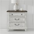 Pemberly Row Set of 3 King Panel Bed & Nightstands with Charging Station