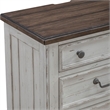 Pemberly Row Set of 3 King Panel Bed & Nightstands with Charging Station