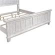 Pemberly Row Set of 3 King Panel Bed & Nightstands with Charging Station