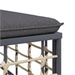 Pemberly Row Contemporary Garden Lounge Set in Anthracite/Gray