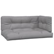 Pemberly Row Contemporary Pallet Sofa Set in Gray & Natural Wood