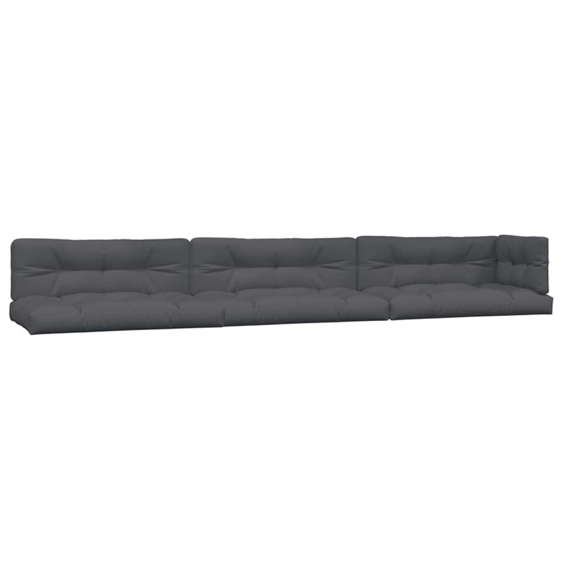 Pemberly Row Solid Acacia Wood Large Modular Pallet Sofa Set in Natural Wood