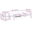 Pemberly Row 6 Piece Patio Pallet Sofa Set in Natural Wood With Beige Cushions