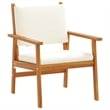 Pemberly Row 5 Piece Solid Acacia Wood Garden Sofa Set in Brown