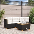 Pemberly Row 3-Piece Modular Outdoor Garden Sofa Set Rectangular Design