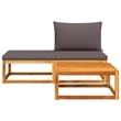 Pemberly Row 3 Pcs Acacia Wood And Rope Garden Sofa Set With Cushions