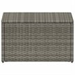 Pemberly Row Large Poly Rattan And Powder-Coated Steel Sofa Set in Gray