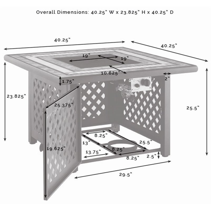 Pemberly Row 5-Piece Wicker / Rattan Conversation Set in Gray/Brown