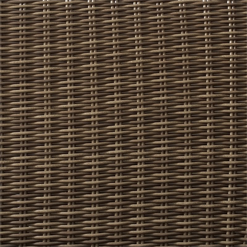 Pemberly Row 5-Piece Fabric Outdoor Conversation Set in Navy/Brown