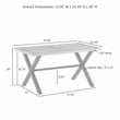 Pemberly Row 2-Piece Modern Metal Conversation Set in Gray/Matte Black