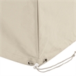 Pemberly Row Covers 4-Piece Vinyl Outdoor Sectional Cover Set in Tan