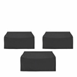 Pemberly Row 3-Piece Outdoor Sectional Furniture Cover Set in Black