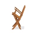 Pemberly Row Contemporary Outdoor Patio Dining Sets - Natural Oil Finish